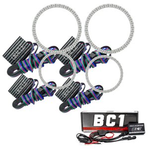 Aston Martin Vantage Headlight Halo Kit - ORACLE Lighting - ColorSHIFT w/ BC1 Controller - `07-`12